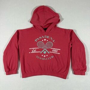 Art Class Girls’ Pasadena Tennis Club Crop Hoodie Size L 10/12